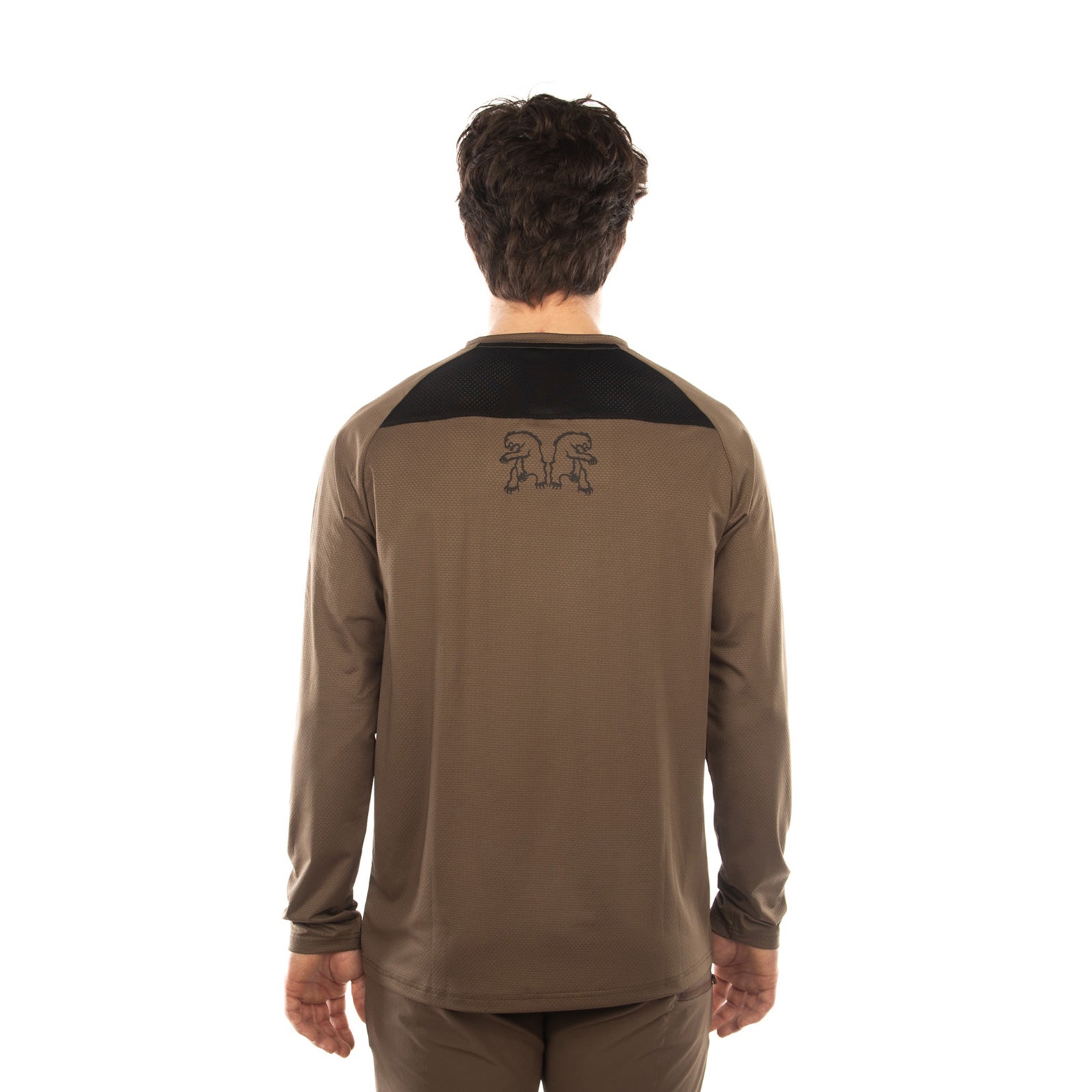 Model is 5' 8" wearing size Medium.