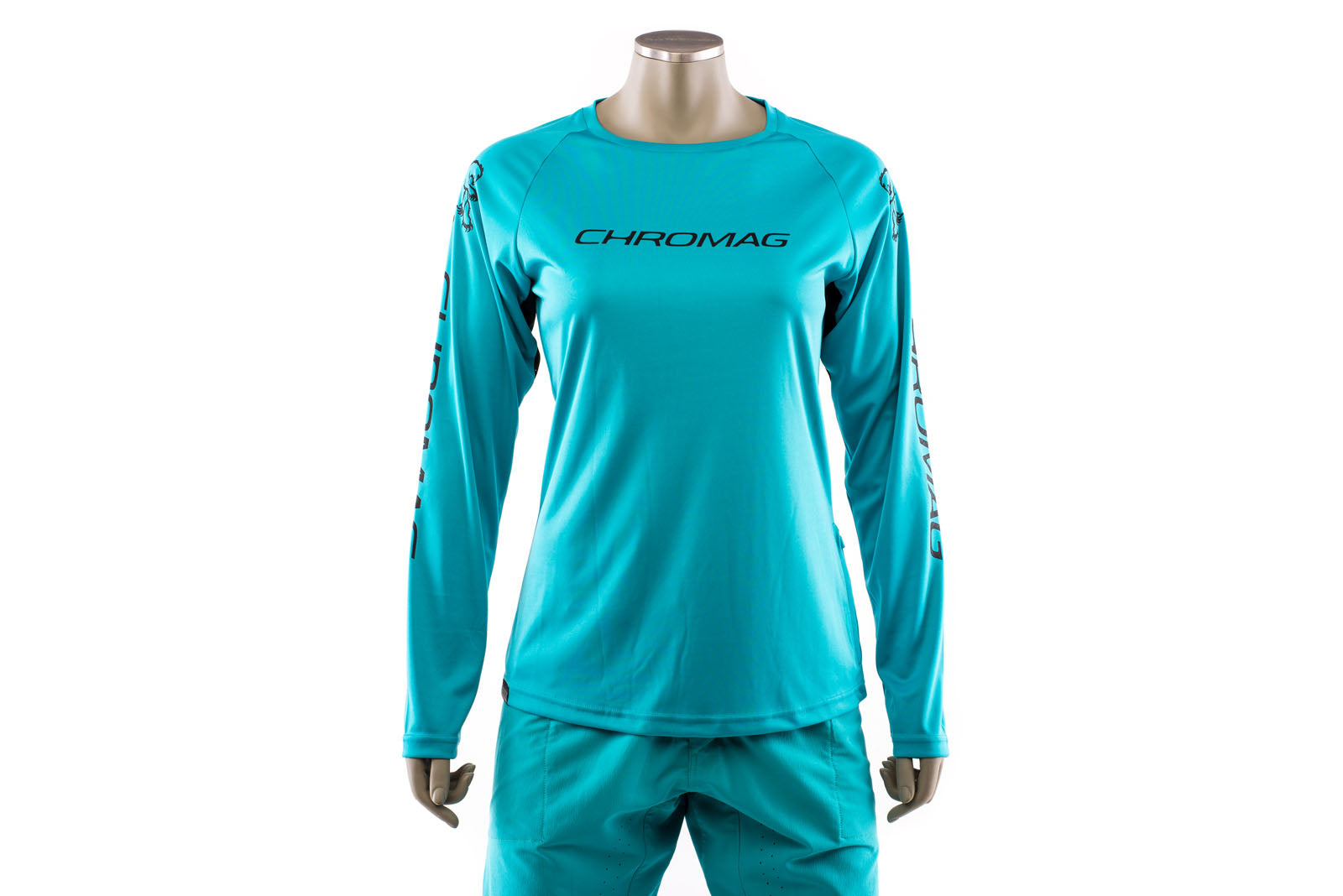 Dominion Womens Mountain Bike Jersey Start Bluebird Black MTB Long SLeeve Top