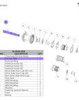 R6 Rear Hub Parts