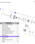 R6 Rear Hub Parts