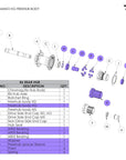 R6 Rear Hub Parts