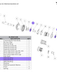 R6 Rear Hub Parts